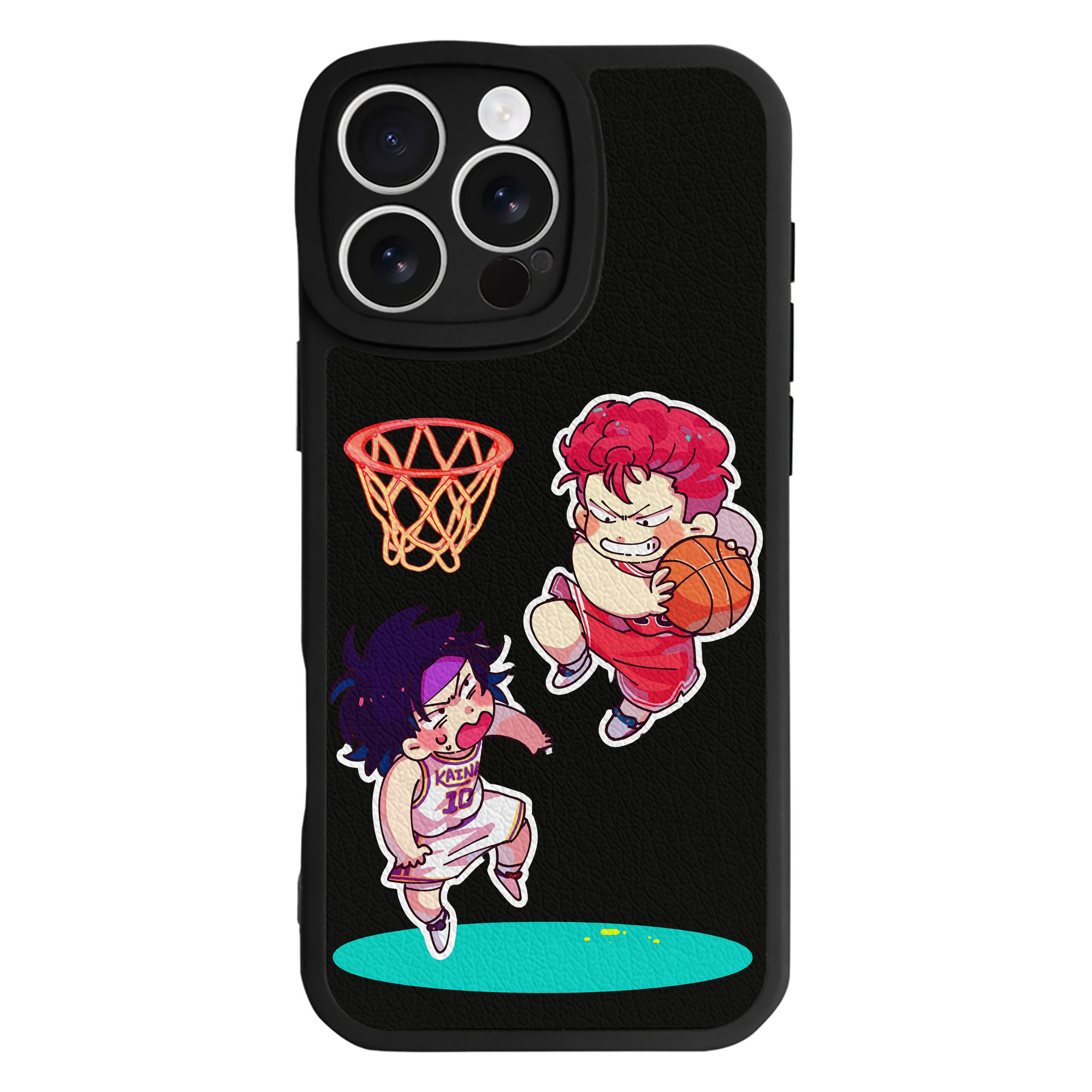 （画像用） SLAM DUNK／スラムダンク 【iPhone 16シリーズ対応】シリコンスマホケース（レザー調） 材質：シリコン
